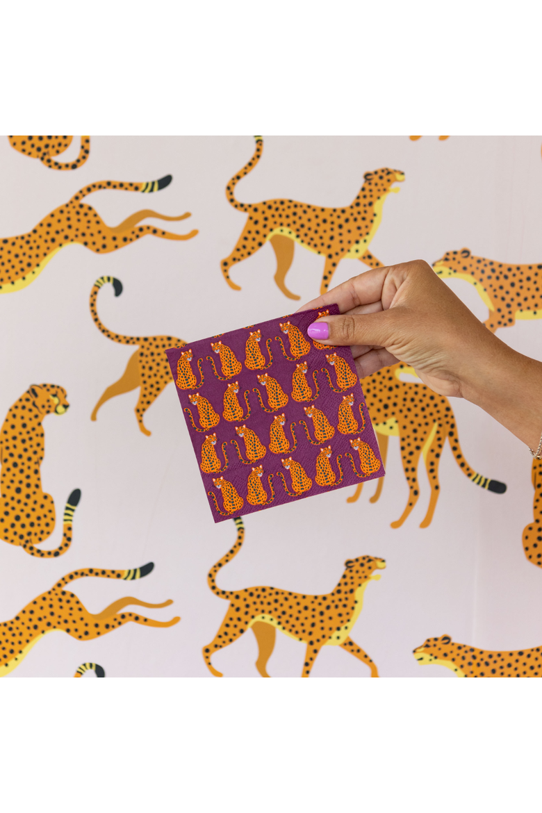 Jungle Animals  Cocktail Napkins, Alternate, color, Assorted Pre-Pack