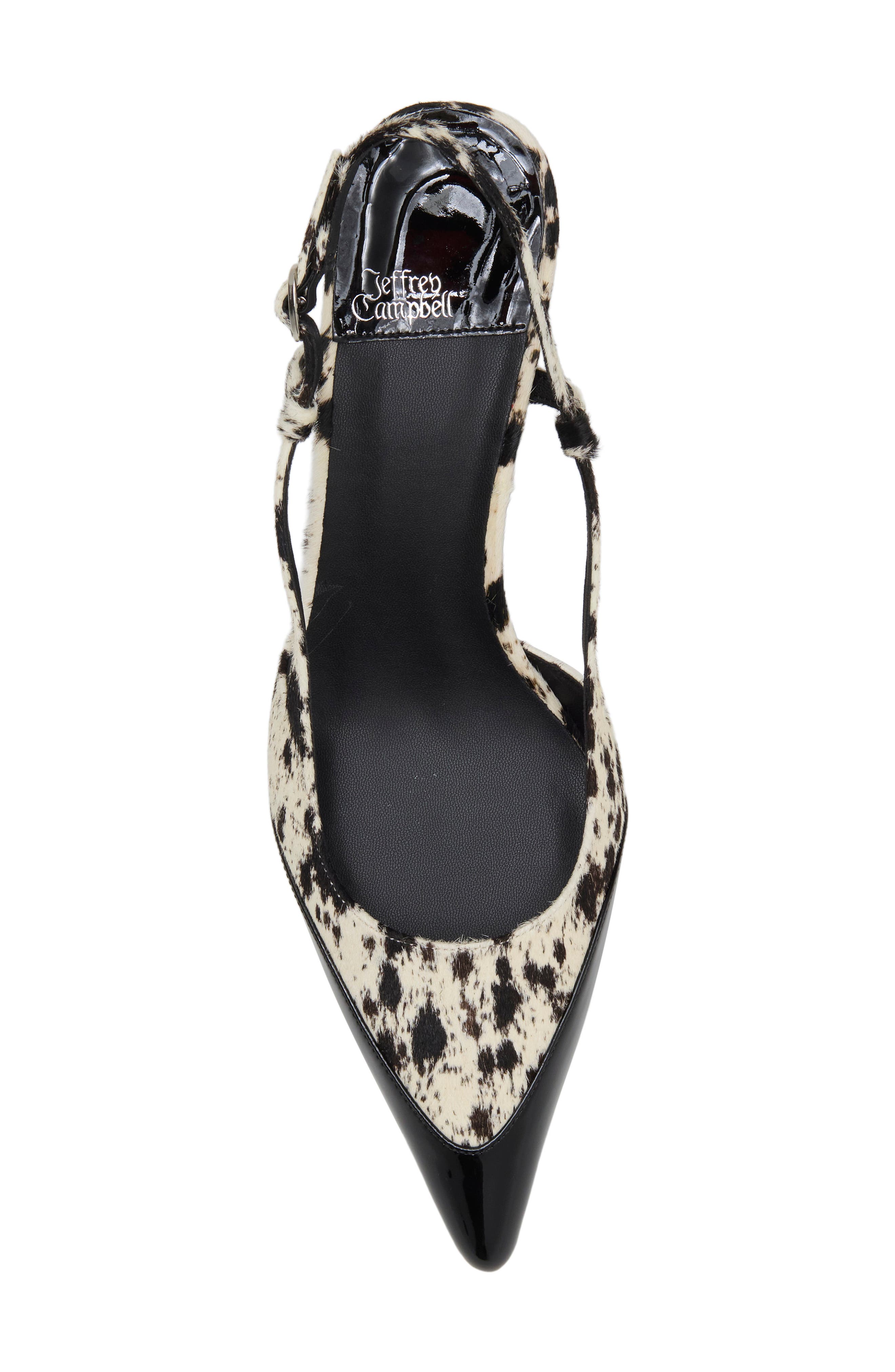 Booshky Slingback Pump, Alternate, color, BLACK WHITE SPOT