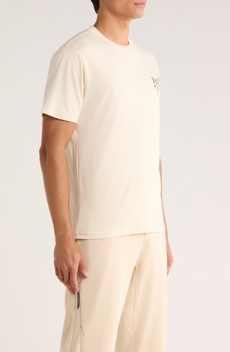 Museum of Peace 
Quiet Warped Graphic T-Shirt, Alternate, color, Bone