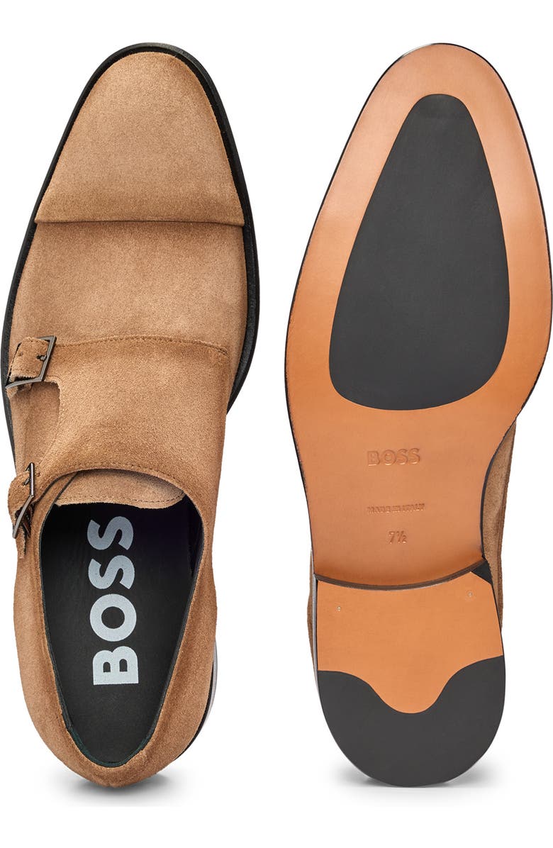 BOSS Derrek Monk Strap Shoe, Alternate, color,
