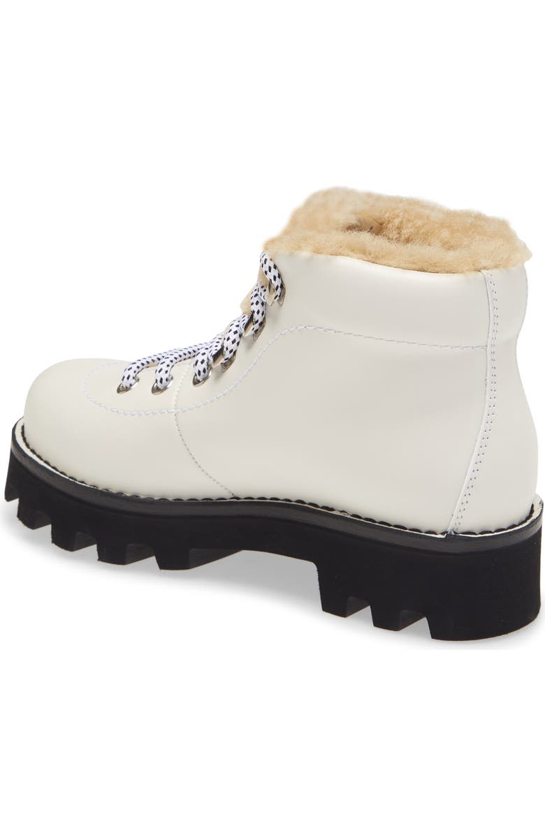 Proenza Schouler Genuine Shearling Lined Hiking Boot, Alternate, color,