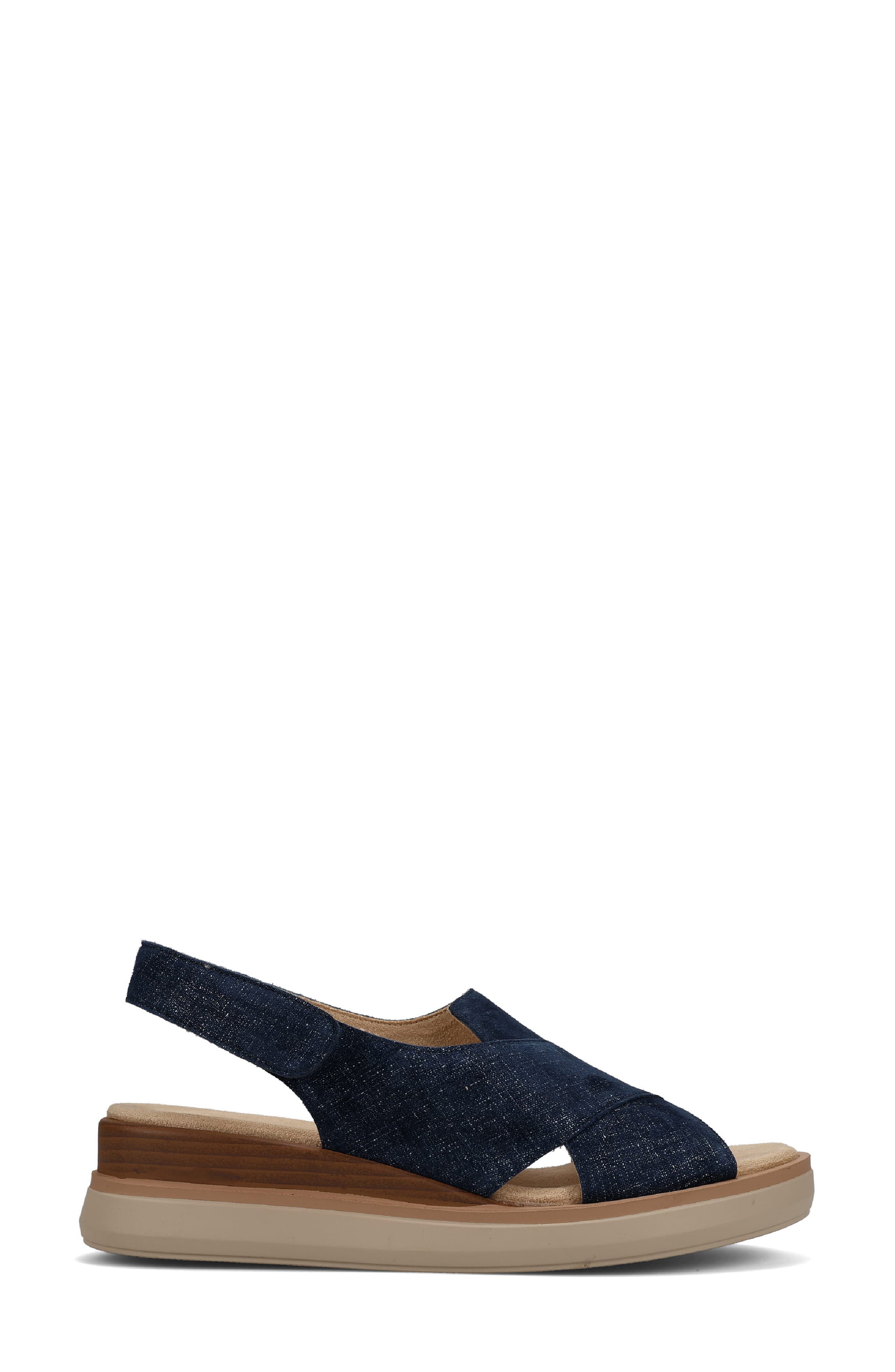 Hydra Sandal, Alternate, color, JEANS