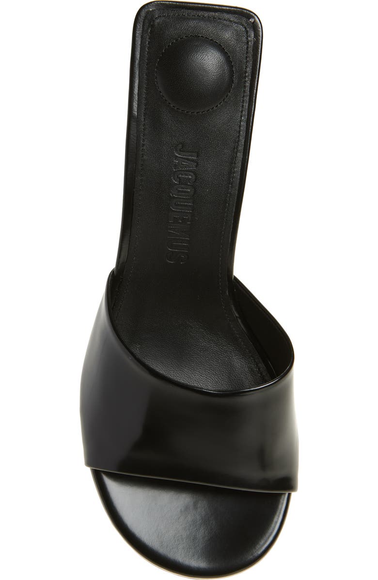 Jacquemus Les Mules Cubisto Sandal, Alternate, color, Black