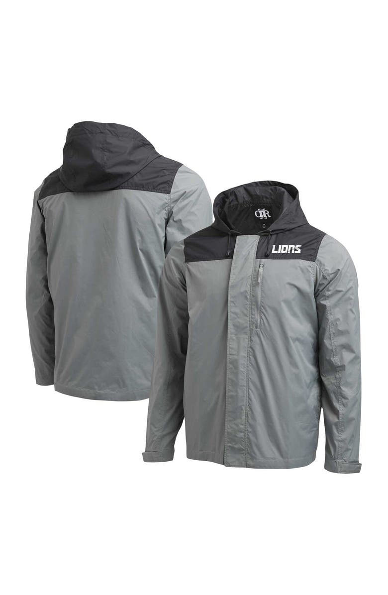 NFL X DARIUS RUCKER Men
s NFL x Darius Rucker Collection by Fanatics Gray Detroit Lions Domestic Full-Zip Windbreaker Jacket, Main, color, Gray