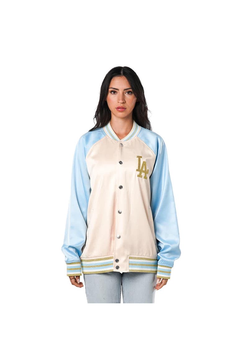 Women's The Wild Collective Cream Los Angeles Dodgers Oversized