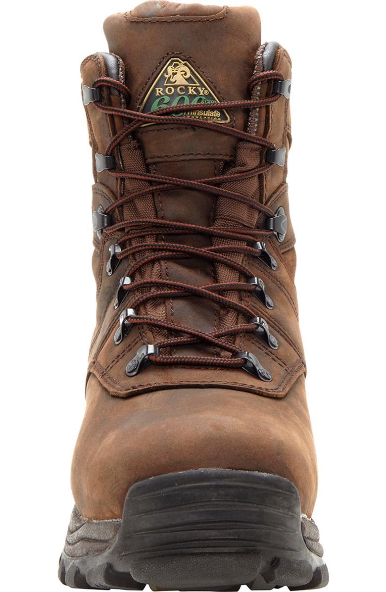 Rocky Sport Utility 600G Insulated Waterproof Boot, Alternate, color, Brown