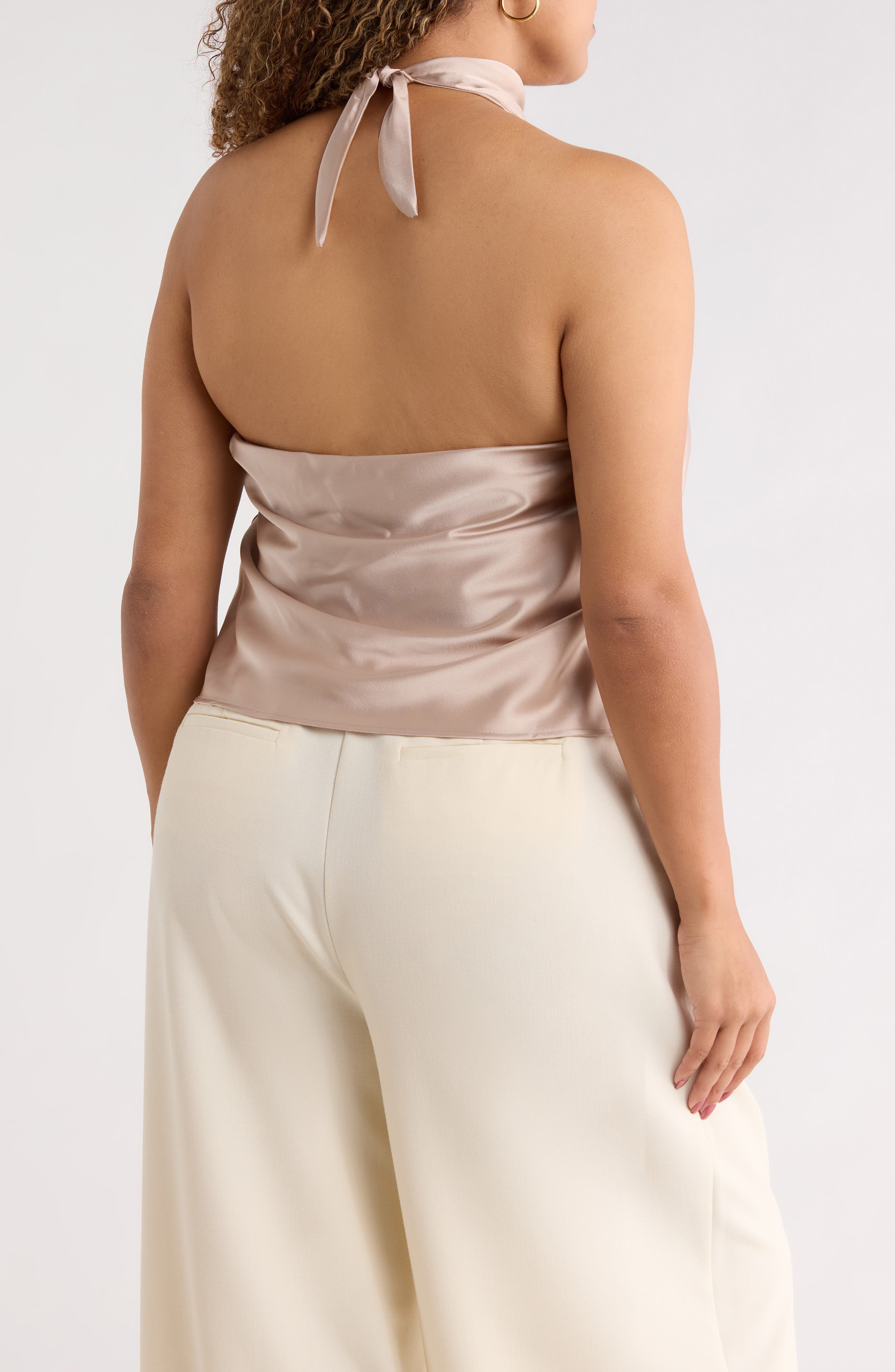 Satin Halter Top - image 4