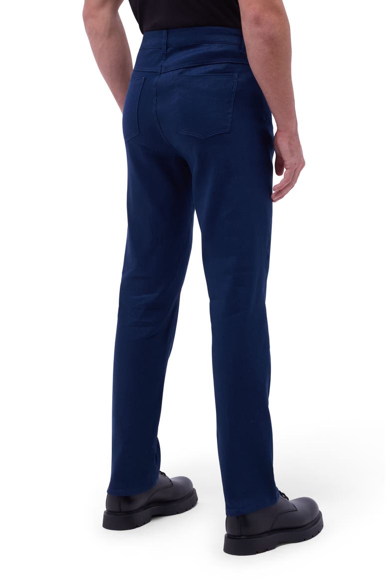 Preston Stretch Linen & Cotton Pants, Alternate, color, NAVY