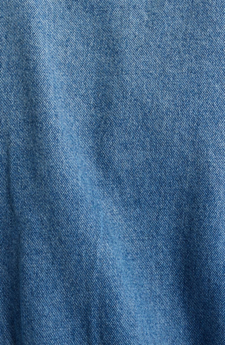 Wit & Wisdom Zip Denim Jacket, Alternate, color, Mid Blue