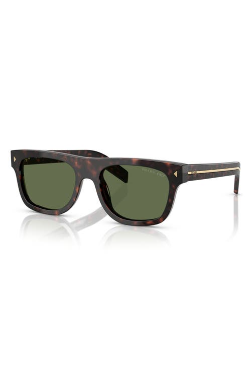 Prada Acetate Prb12s Sunglasses In 17n20g55 Brown Tort