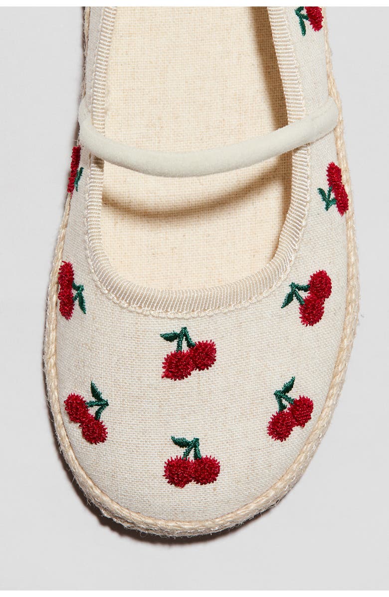 H&M Espadrilles, Alternate, color, Natural Beige/Cherries