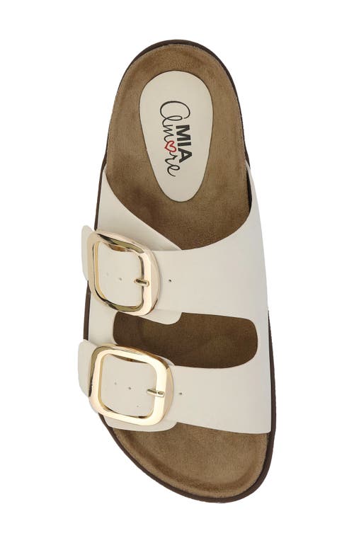 Mia Amore Mylaa Slide Sandal In Seashell
