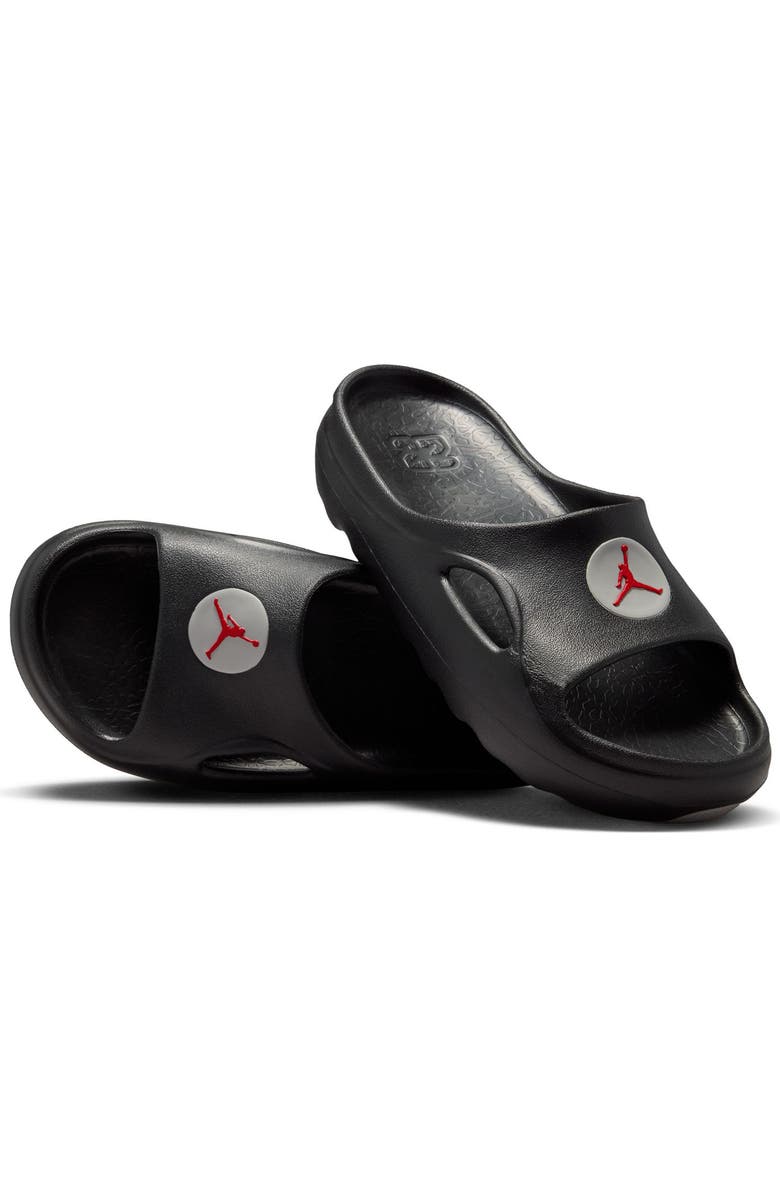 Nike Kids' Hydrip Slide, Alternate, color, Black/ Red/ Tech Grey