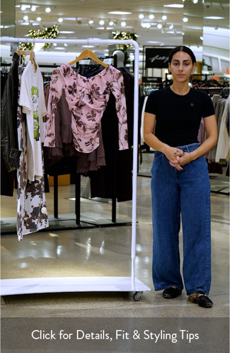 Navida Off the Shoulder Mesh Top, sales video thumbnail