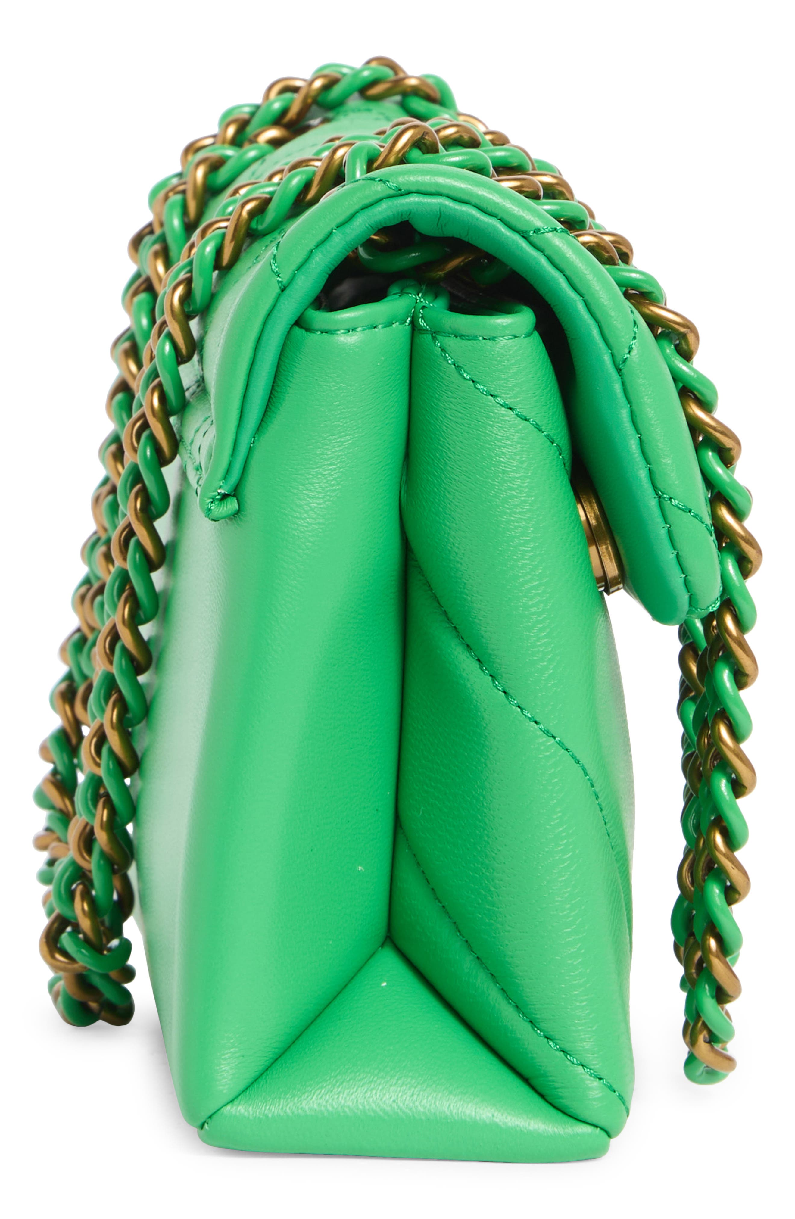 Kurt Geiger London Kensington Leather Mini Crossbody Bag, Alternate, color, Green