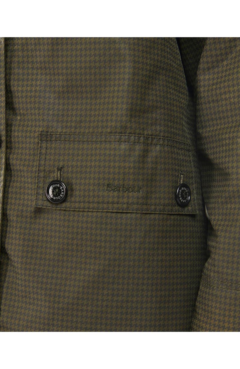 Barbour Printed Burwick Waxed Jacket, Alternate, color, 