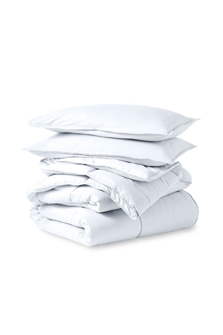 All-Season Comforter Set - Oversized Queen, Main, color, White