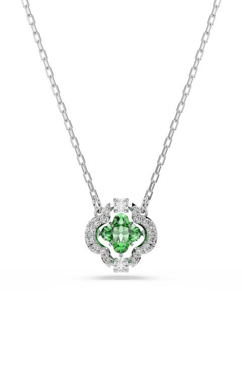 Una Angelic Clover Pendant Necklace