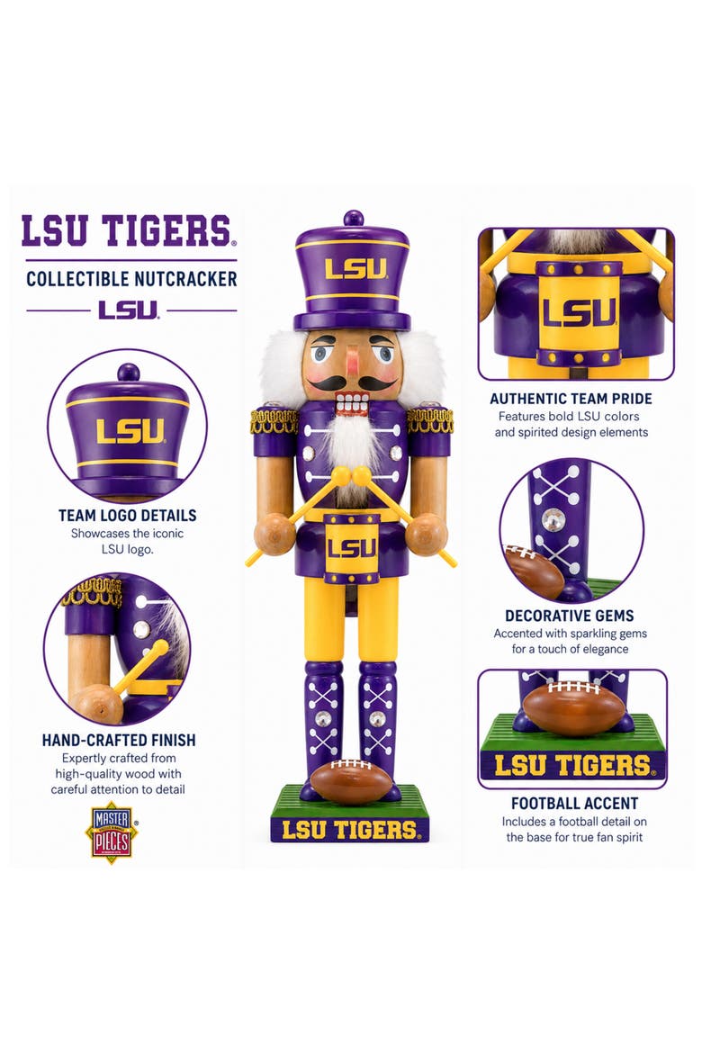 LSU Tigers Collectible Nutcracker, Alternate, color, Multicolor