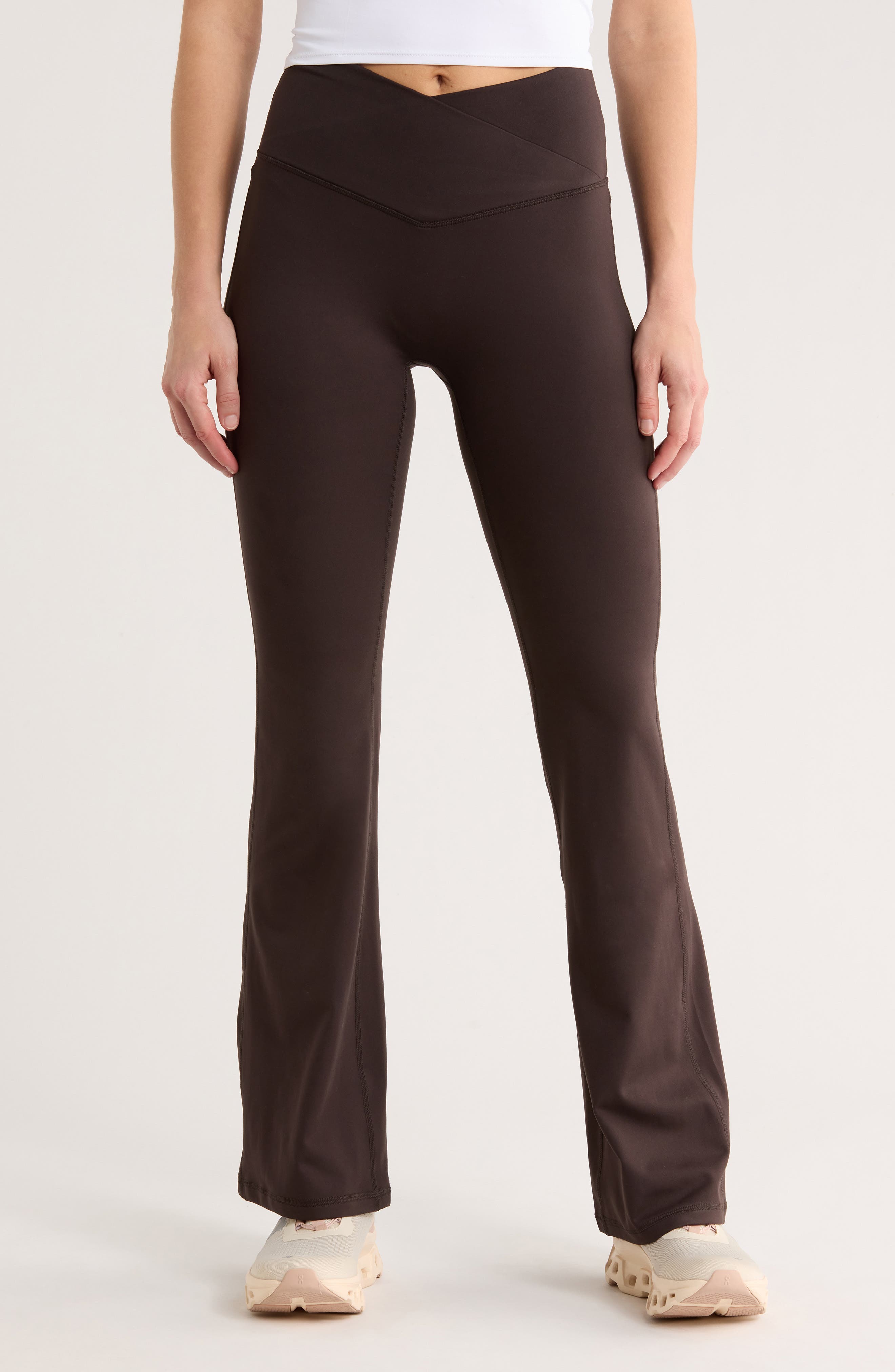 YOGALICIOUS Sophia Crossover Flare Leggings