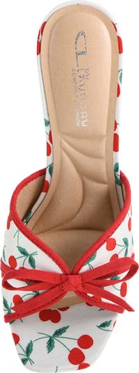 Jump Up Cherry Slide Sandal