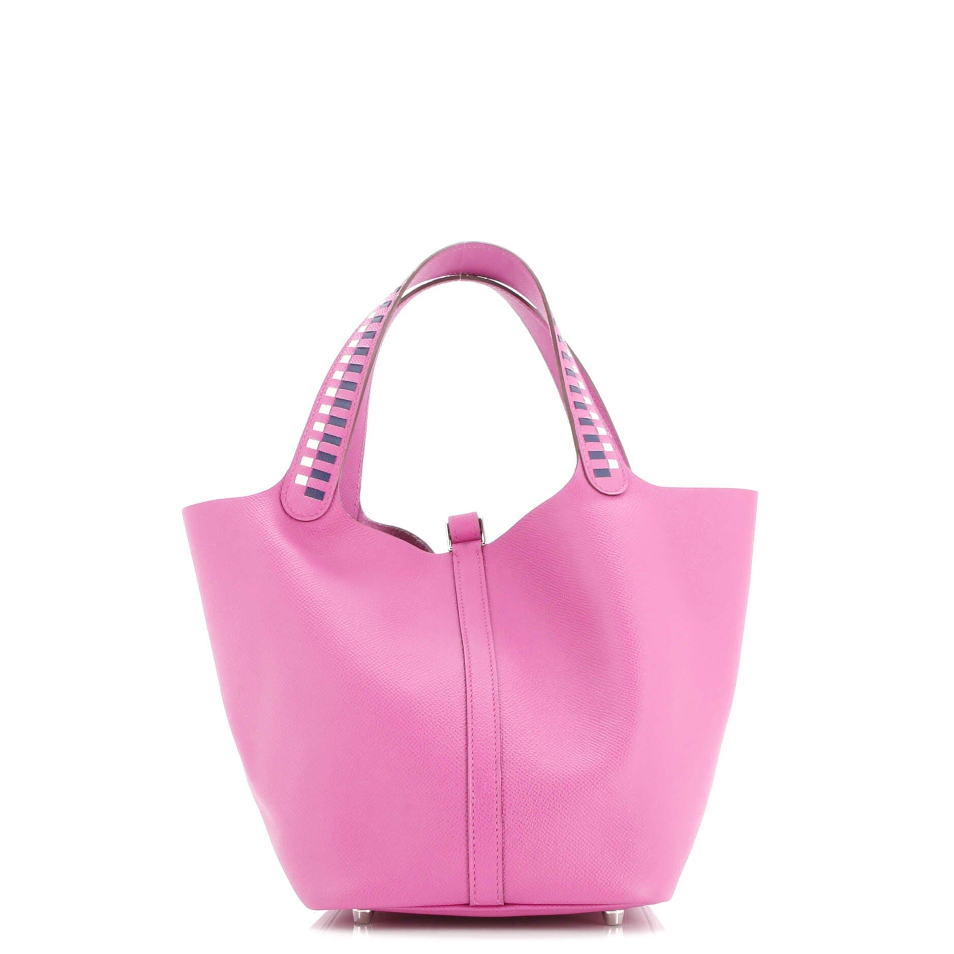 Pre-Owned Hermes Picotin Lock Bag Tressage Epsom MM, Alternate, color, 