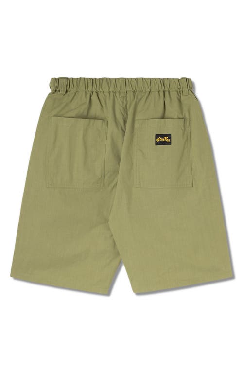 Stan Ray Jungle Cotton Shorts In Olive