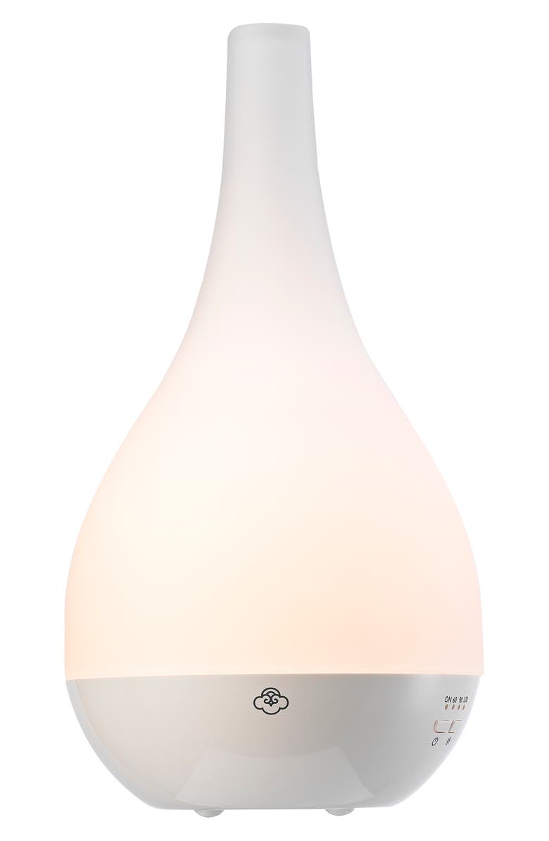 SERENE HOUSE Comet Glass Ultrasonic Aroma Diffuser, Main, color, White