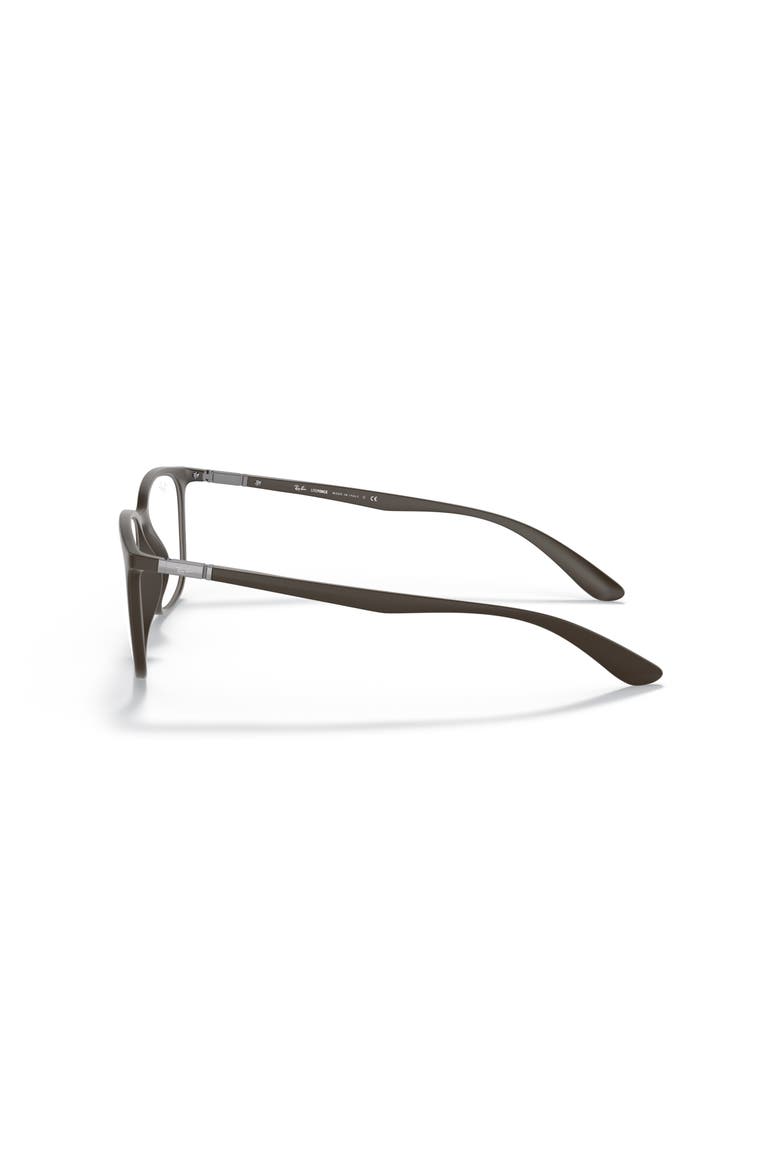 52mm Square optical glasses, Alternate, color, Brown