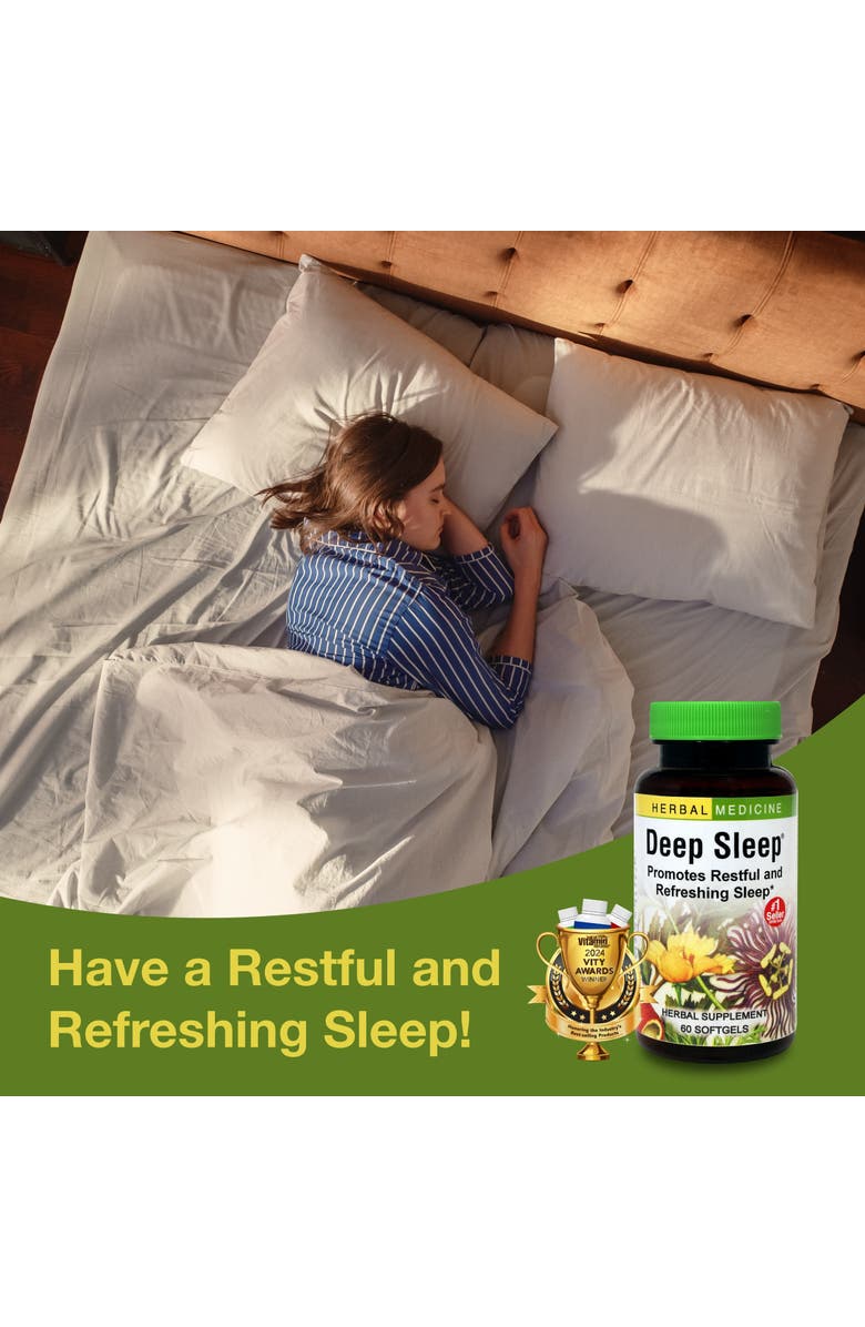 Trace Minerals Deep Sleep Softgels - Herbal Sleep Support Supplement - Rest & Calming Support with Passionflower, Chamomile & Lemon Balm - 60 Softgels, Alternate, color, NO COLOR