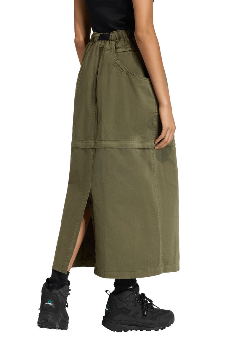 EQT Convertible Skirt, Alternate, color, OLIVE STRATA/
