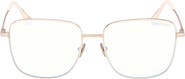 TOM FORD 56mm Square Optical Glasses
