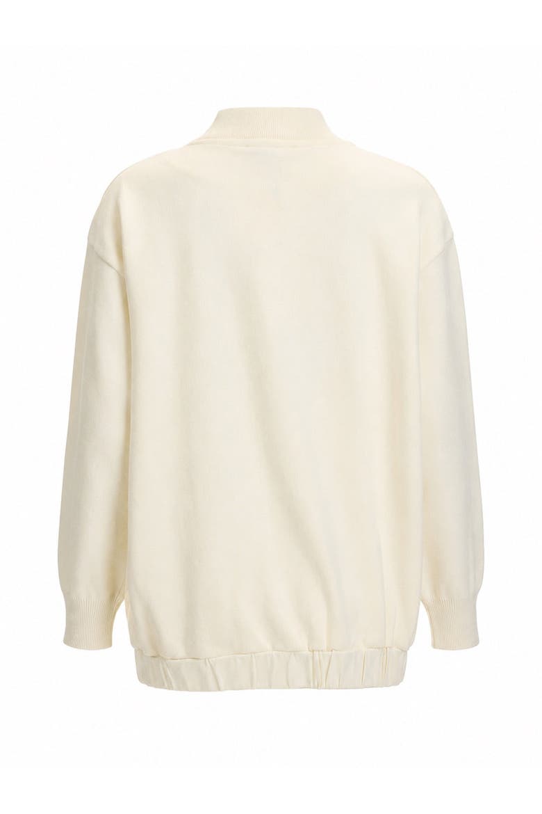 Barbara Knit Cardigan, Alternate, color, Ecru