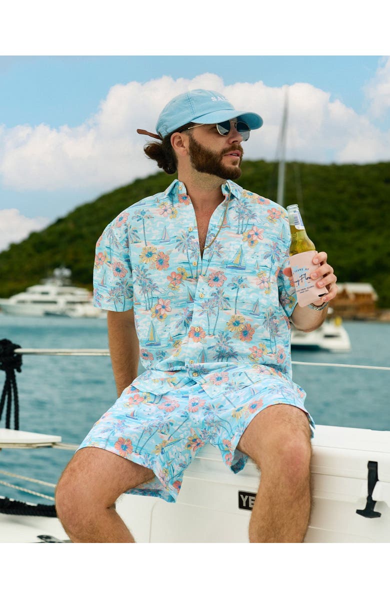 Kenny Flowers The BVIs - Short Sleeve Shirt, Alternate, color, Light Blue