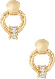Ettika Mini Barrel Drop Earrings