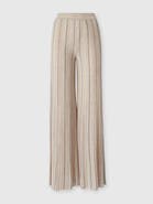 Missoni Ribbed Palazzo Trousers With Sequins