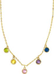 Lily Nily Kids' Cubic Zirconia Charm Necklace
