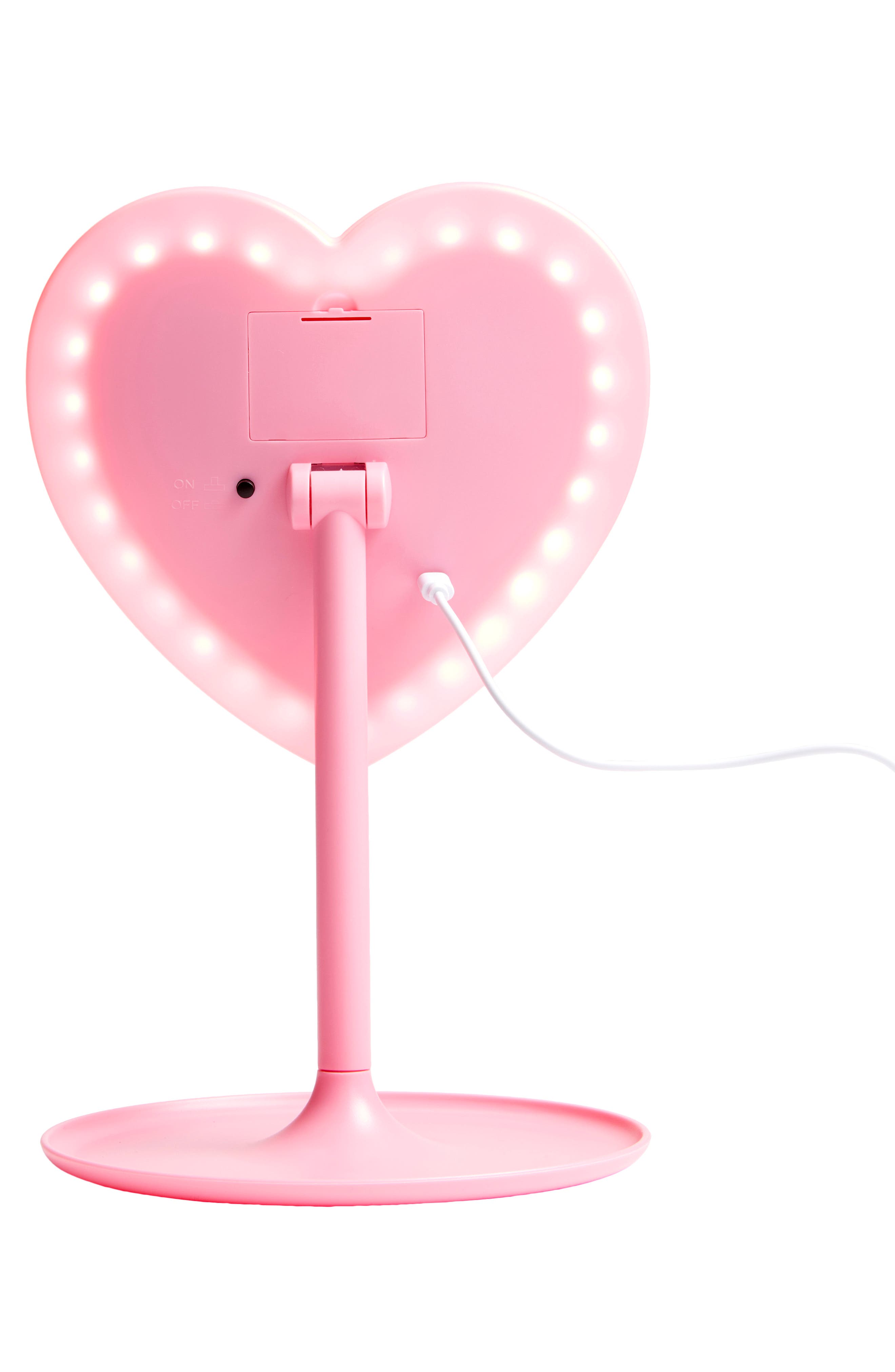 Iscream Kids' Heart Shaped Vanity Mirror, Alternate, color, 