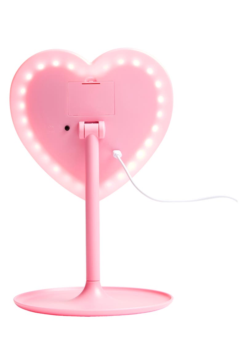 Kids' Heart Shaped Vanity Mirror, Alternate, color, MULTI