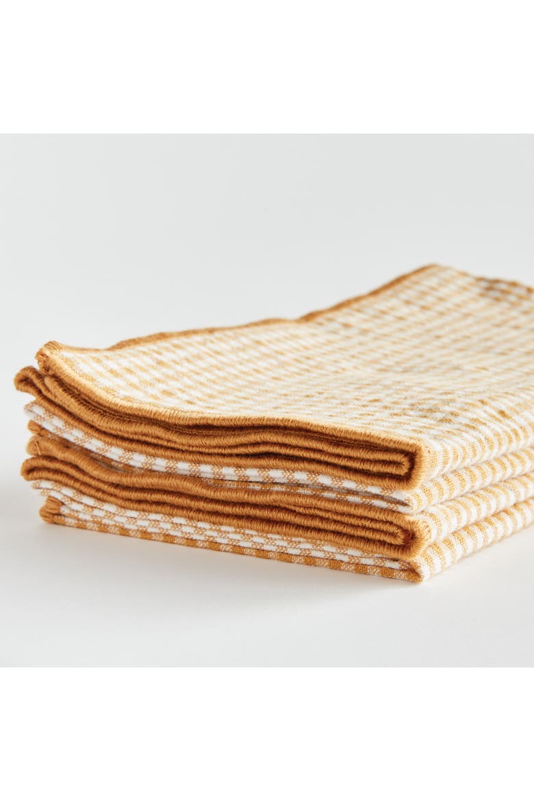 Sidney Dinner Napkins Set of 4, Alternate, color, Yellow