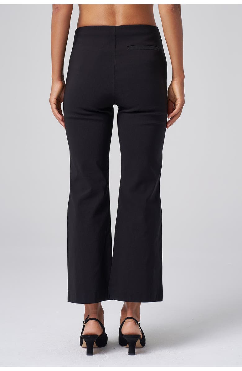 Franne Golde All-Season Kick Flare Stretch Pull-On Pant, Alternate, color, Black