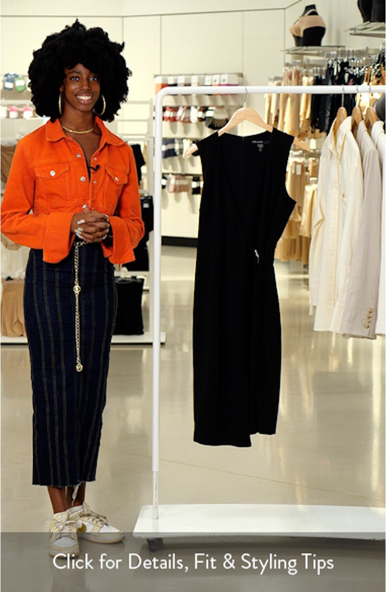 Tailored Faux Wrap Dress, sales video thumbnail