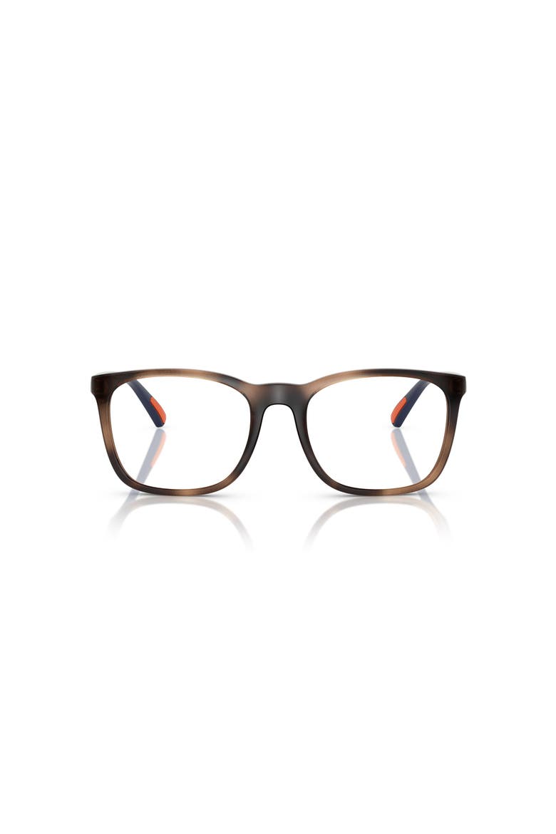 52mm Rectangle optical glasses, Alternate, color, Tortoise