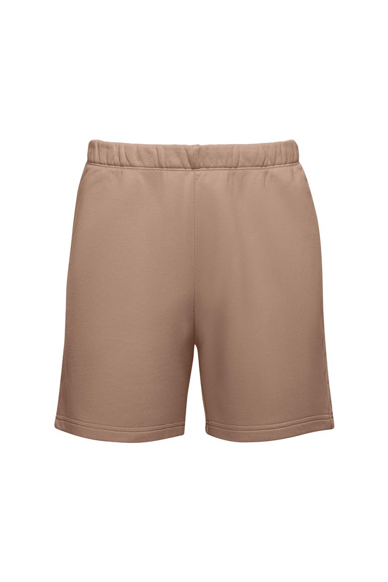 Men's Organic Cotton Teddy Everywhere Shorts, Alternate, color, Fawn
