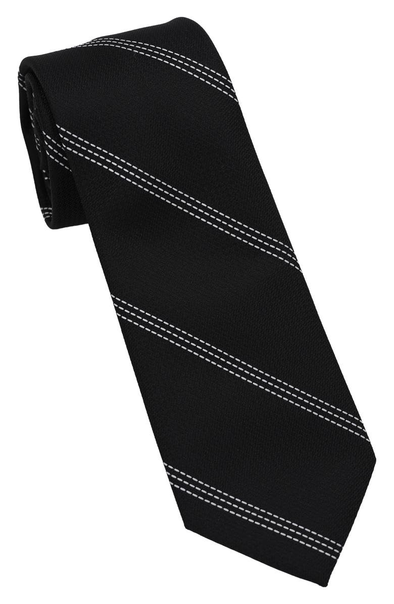 DKNY Stitch Stripe Tie, Main, color, 