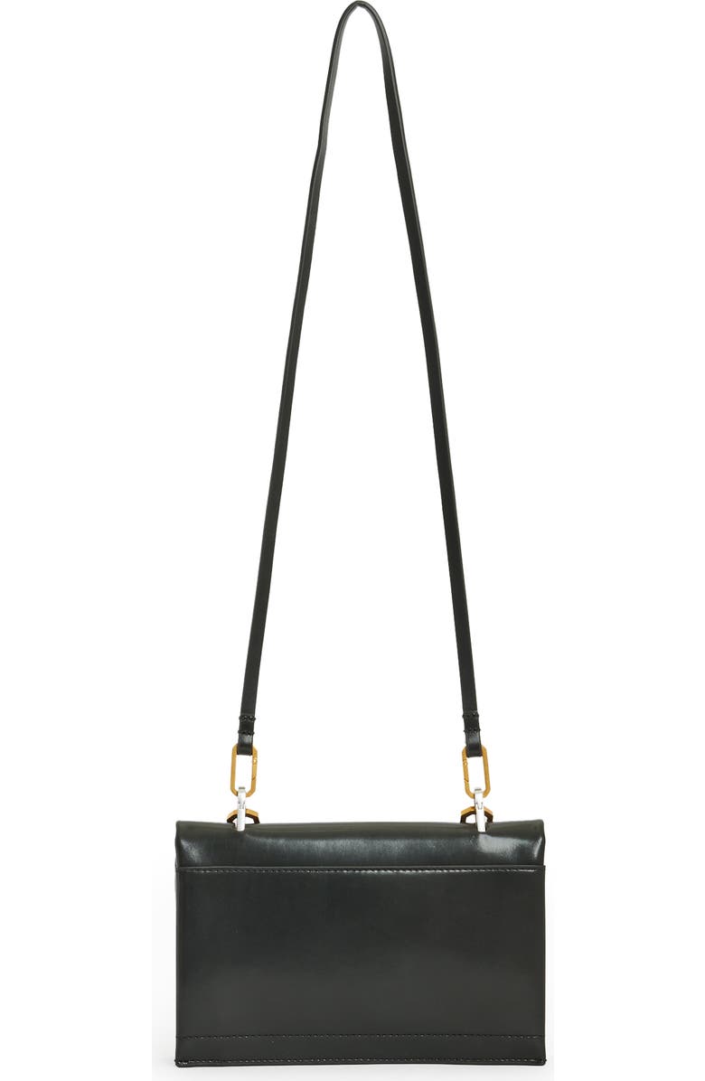 AllSaints Yua Leather Clutch, Alternate, color,