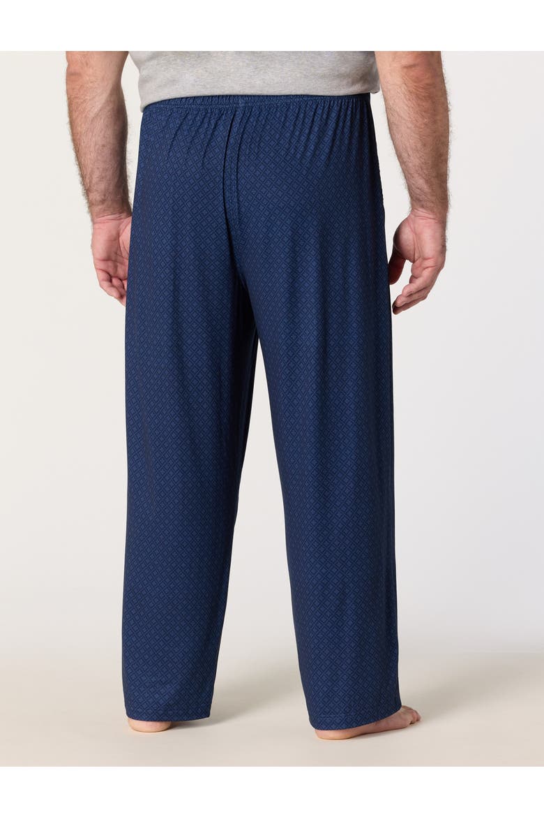 Big & Tall Geometric Printed Lounge Pants, Alternate, color, NAVY