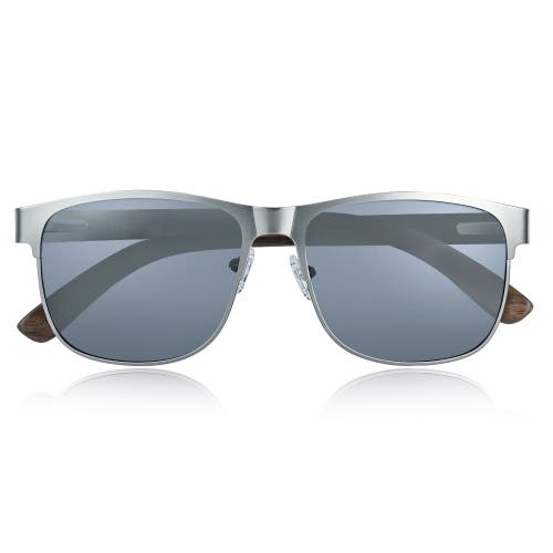 Earth Wood Reine Polarized Sunglasses In Gray