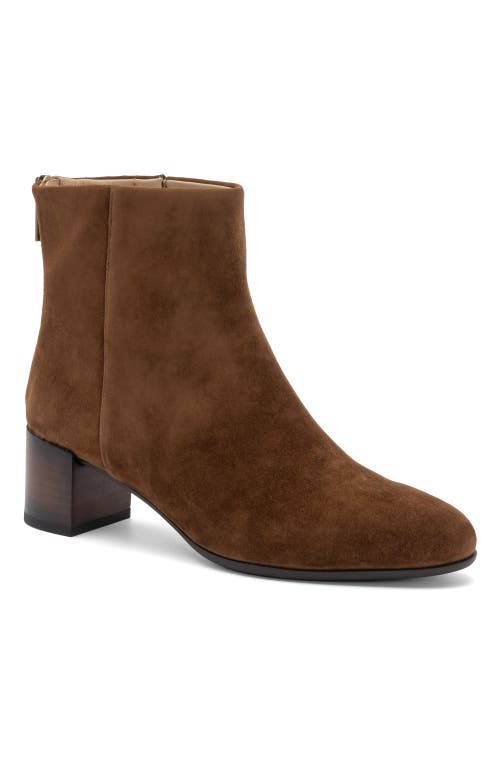 Abeo Plaza Back Zip Boot In Caramel - Regular