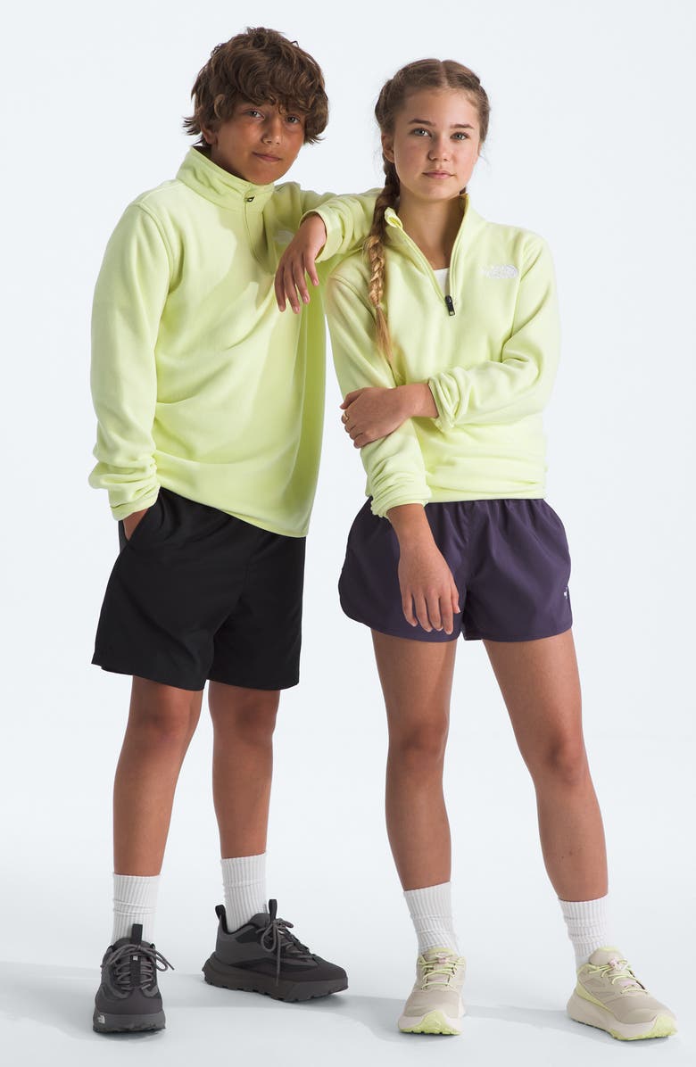 The North Face Kids' Glacier Half Zip Pullover, Alternate, color, Lemon Mist